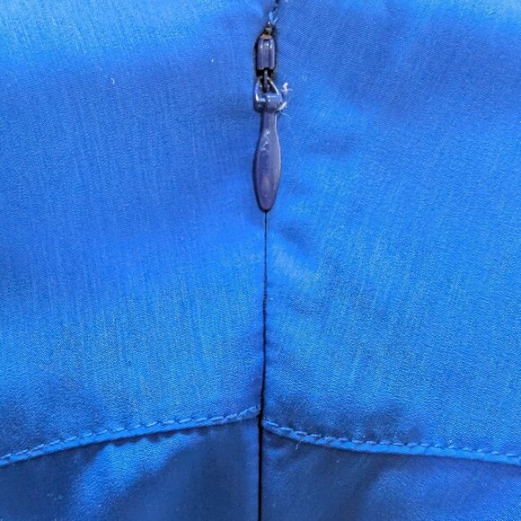 Etam Women’s Blue Bow Front Dress Size 160/80A Small Cap Sleeve Cocktail - Picture 5 of 7